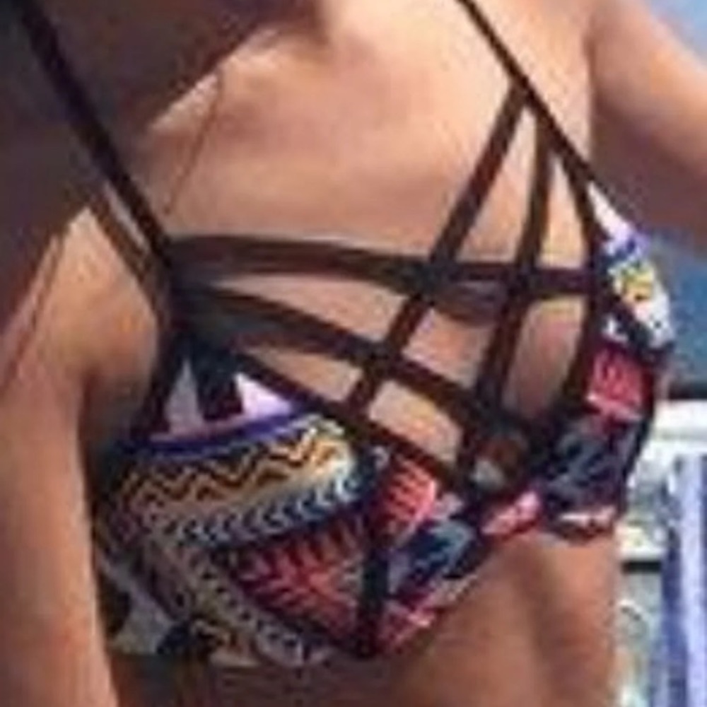 PINK bikini top